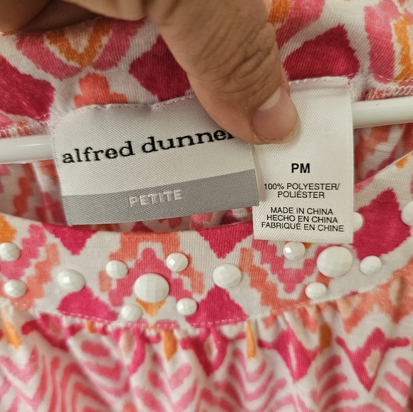 Alfred Dunner scoop neck tee - Picture 2 of 3